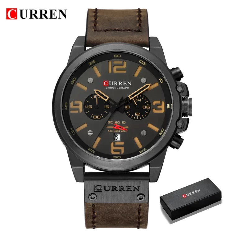 Relógio Masculino Curren 8314-Quartzo, Cronógrafo, Estilo Militar - Image 6