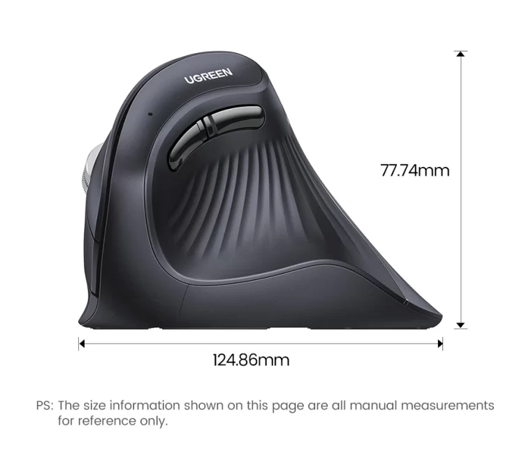 Mouse Vertical Ergonômico UGREEN MU008 Bluetooth 5.0 2.4G - Image 15