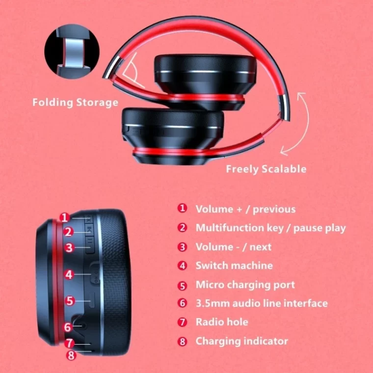 Headphones Lenovo HD200 Estéreo HIFI Bluetooth - Image 5